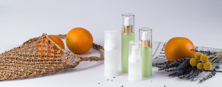Round Shape Eco PETG & PP Airless Cosmetic & Skincare Packaging - Morning Whisper serie